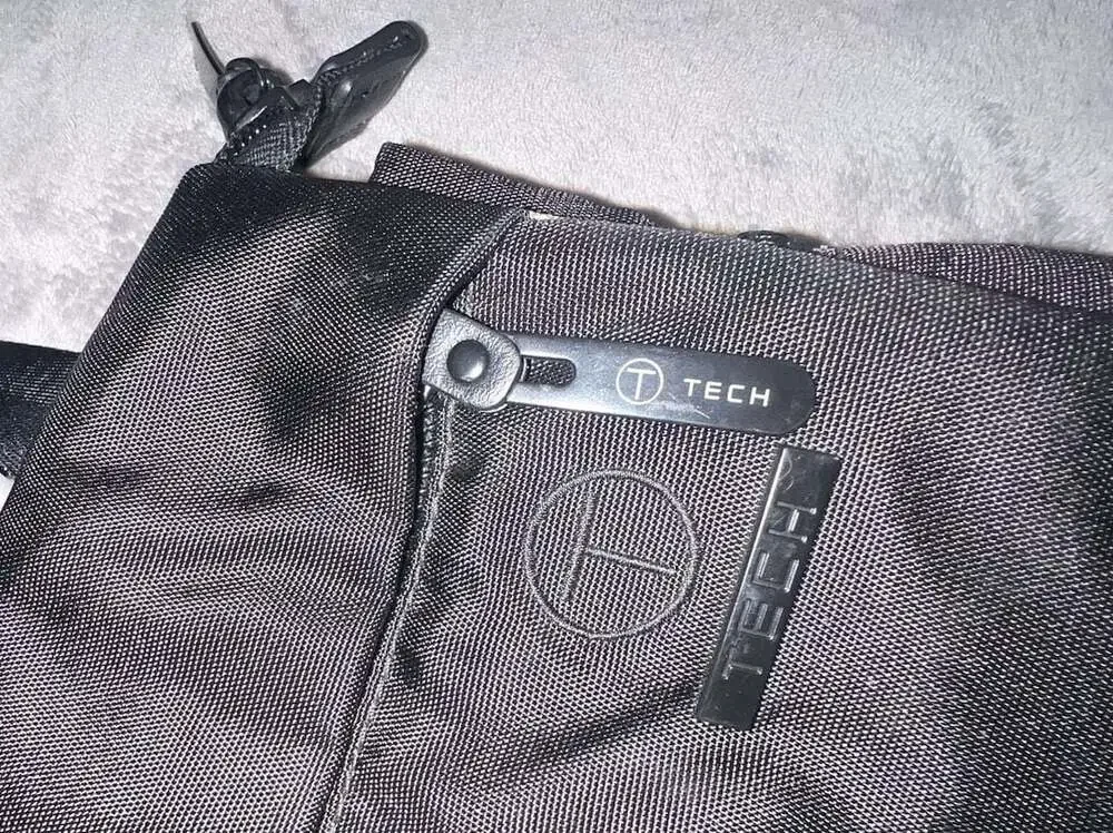 Tumi T-Tech Black Nylon Messenger Crossbody Bag